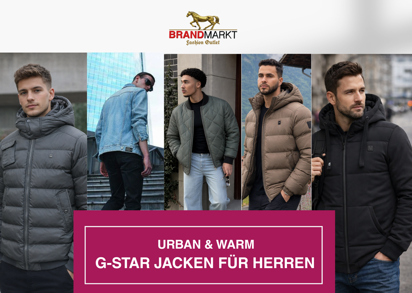 Urban & Warm G-Star Jacken für Herren – Bestseller & Winterfavoriten bei Brandmarkt