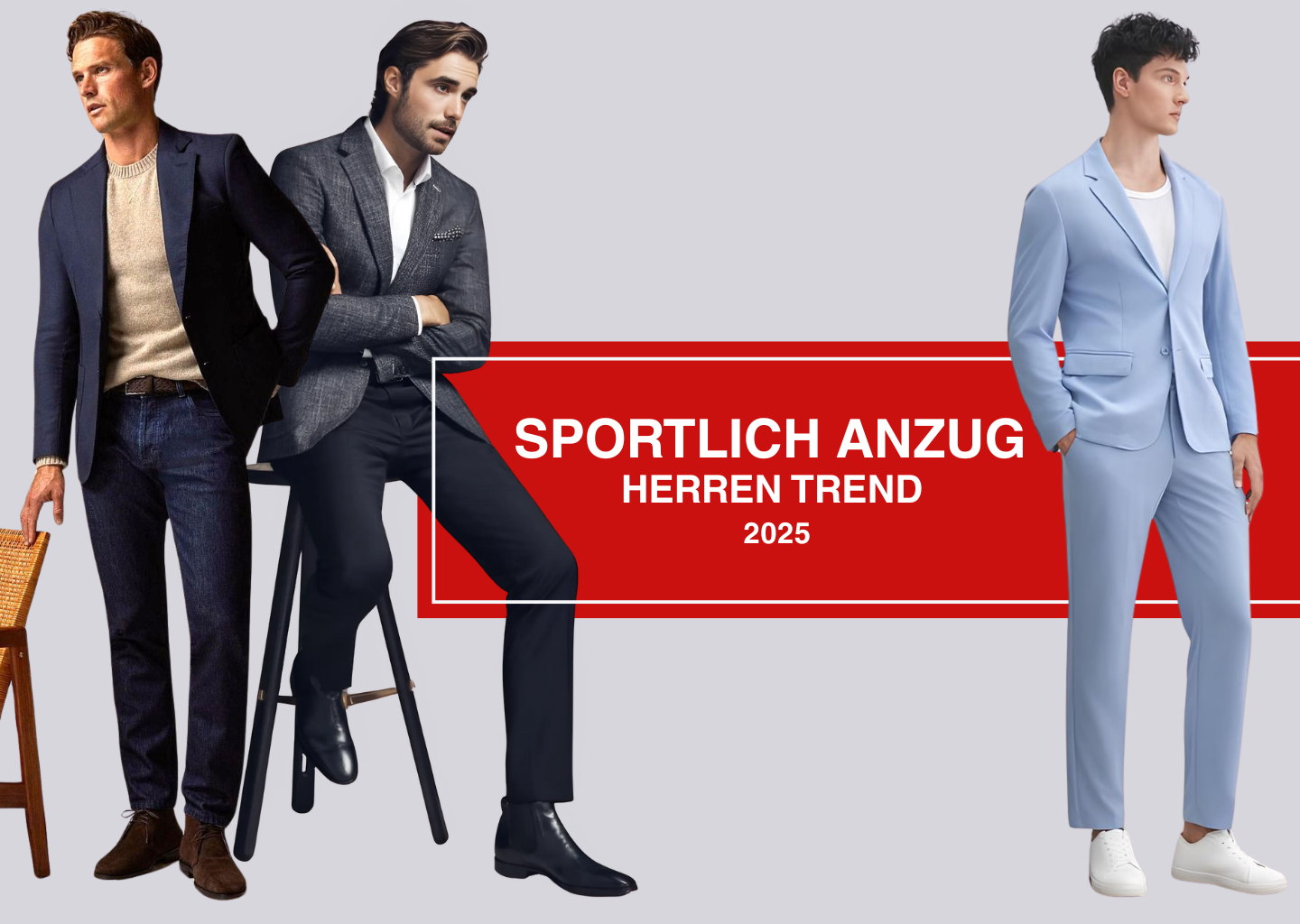 Sportlich Anzüge Herren