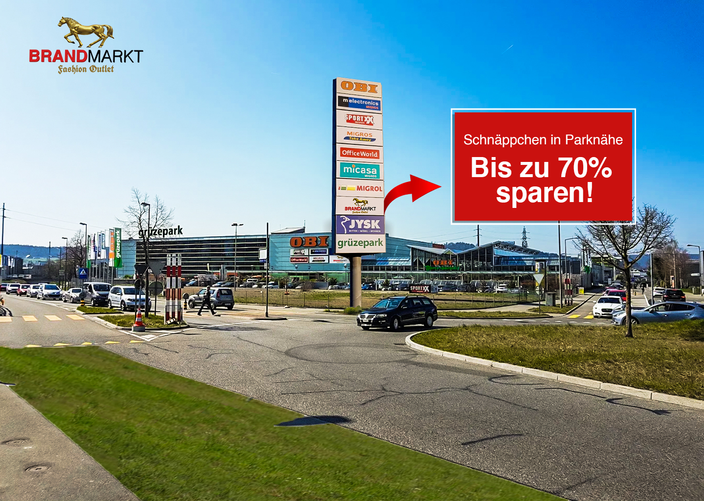 Einkaufen in der Nähe von Parks