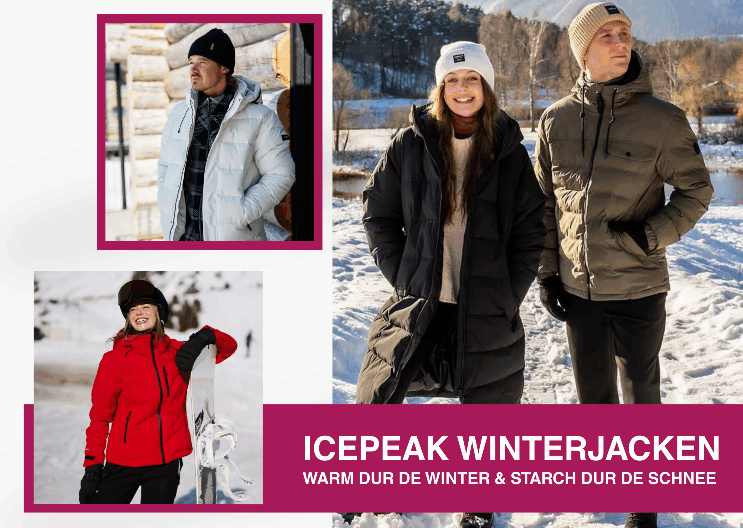 Icepeak Winterjacken - Warm Dur De Winter & Starch Dur De Schnee