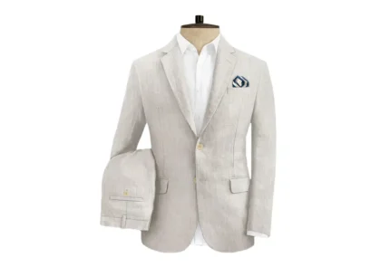 Beige Anzug