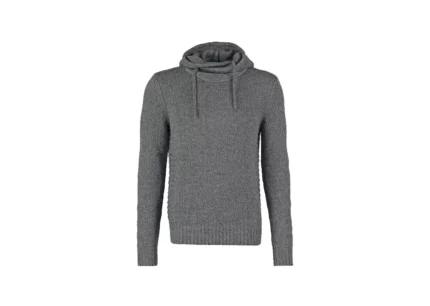 Turtleneck Dunkelgraue Sweatjacke Herren