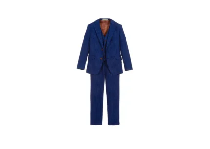 Kinderanzug Nadelstreifen Blauer