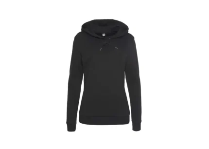 Schwarzer Hoody – Damen Kapuzenpullover